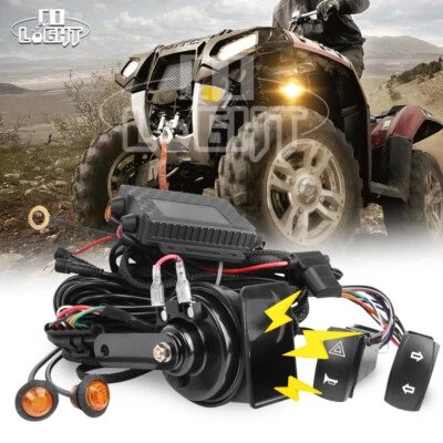 Kits de luces de señal de giro LED para Honda Pioneer 1000 700 UTV con interruptor basculante de bocina Foto 1 de 4