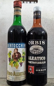 1 Bt. Vino Aleatico Società Vini Bertocchini (anni 70) - rarità molto ricercata - Foto 1 di 3