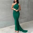Backless Tight Long Dress With Pleated Detail For Women's Evening Parties