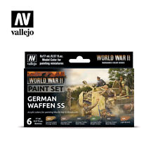 Vallejo Model Color - WWII German Waffen SS (6) paint set 70207