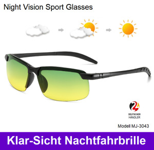 Nachtfahrbrille Nachtsichtbrille Nachtbrille Kontrastbrille Sonnenbrille MJ-3043