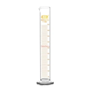 500ml,cilindro di misura con bocca beccuccio,lunghezza 350mm,diametro 54mm,senza bolla - Foto 1 di 5