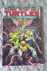 TEENAGE MUTANT NINJA TURTLES VOLUME 18 TRIAL OF KRANG TMNT TPB IDW VERY RARE OOP - Picture 1 of 7