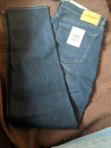 Calvin Klein schmale Passform blaue Jeans 38x32 - Bild 1 von 9