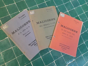 Malicorne-3 livrets-R.Coutelle-1932-1933-Sarthe. - Picture 1 of 1
