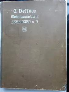 Carl Deffner Metallwarenfabrik Esslingen Muster Katalog - Bild 1 von 24