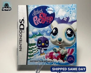 Folleto manual auténtico de Littlest Pet Shop Winter (Nintendo DS 3DS DSi) solo - Imagen 1 de 2