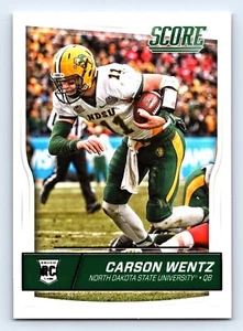 Carson Wentz NDSU 2016 Score Rookie Card RC Football No. 335 - Picture 1 of 2