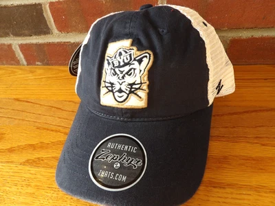 NEW ZEPHYR NCAA BYU COUGARS SLOUCH FIT MESH SNAPBACK HAT OSFM - Image 1 of 4