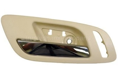 Interior Door Handle Chrome Beige Frt LH Driver fits 2007 2014 Cadillac Escalade - Image 1 of 2