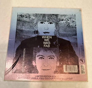 GEORGE HARRISON When We Was Fab Limited Edition BoxSet Poster & Card - Picture 1 of 7