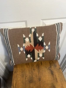 El Paso Satteldecke Kissen Aztec Southwest beige braun rost rechteckig 12x18 - Bild 1 von 6