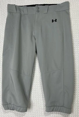 Under Armour Girls Utility Softball Pants 22- Grey Size: YLG/JG/G  NWT 1375667 - Image 1 of 4