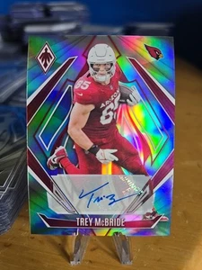 2024 Phoenix Trey McBride Silver Auto 147/199 Arizona Cardinals - Picture 1 of 2