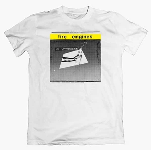FIRE ENGINES Get Up T-shirt postcard records fire engines post punk  josef k - Imagen 1 de 10