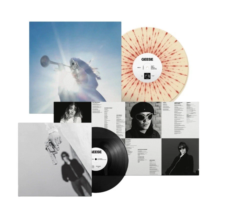 GEESE Getting Killed  Cream with Red Splatter Effect and Black 7" LTD Presale — 第 1/1 张图片