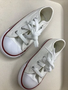 Unisex Toddler Converse Chuck Taylor All Star Classic Optical White Size 7 7J256 - Picture 1 of 3