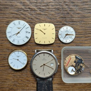 Omega & Longines Lot of Untested Quartz Parts and Movements (BO23) - Picture 1 of 6