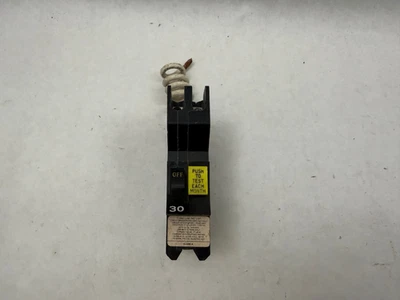 Federal Pacific NAGF30 Used 1P 30A GFI Stablok Breaker See Pics #B31 - Image 1 of 2