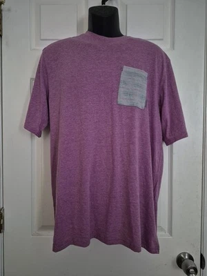 Camiseta Merrell Unisex Pasco Estampada Bolsillo Crew Jaspeado Púrpura Talla XL NUEVA CON ETIQUETAS Foto 1 de 4
