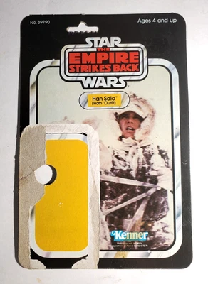 Tarjetero vintage 1980 Star Wars ESB HAN SOLO (Traje Hoth) 31 reverso Foto 1 de 4
