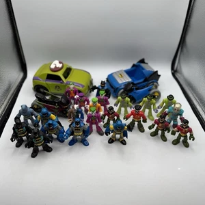 Lotto Batman Imaginext DC Super Friends Robin Ridder Auto Moto Joker - Foto 1 di 15
