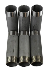 Qty 6 Pipe Nipple Stainless Steel Male 1-1/2 NPT x 6" - Picture 1 of 4