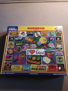 white mountain jigsaw puzzles 1000 pieces Pickleball Complete - Picture 1 of 3