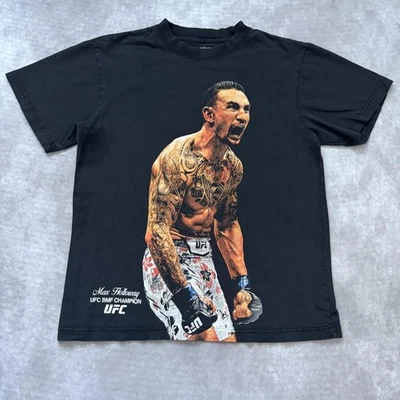 OFFICIAL UFC Max Holloway Shirt Mens S Black Graphic BMF Champion - Image 1 of 4