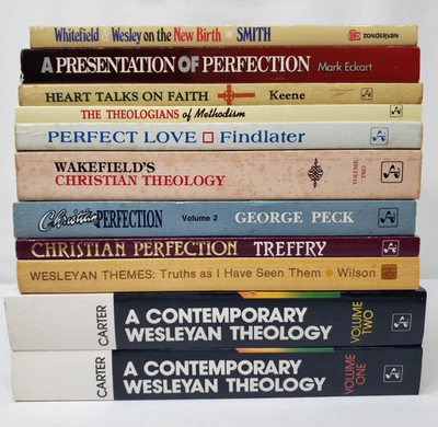 Wesleyan Theology Books Lot 11 Methodist Doctrine Christian Perfection Holiness - Image 1 of 4