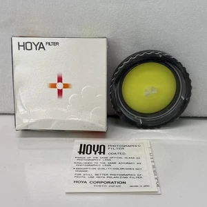 Hoya Glass Works 43.5mm Yellow K2 Multi-Coated B&W Filter - Made in Japan - Picture 1 of 4