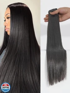 LUVME Silky Straight Seamless 110g 7 Stück Clip in Haarverlängerung Full Max mit - Bild 1 von 5