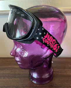 Juicy Couture 63 Gafas Negras/Rosas con Bolso Raro Scottie Dog RARO SMITH NUEVO - Imagen 1 de 11