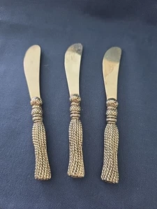 Cuchillos para servir queso Silea Cartisane de colección entremeses mango de borla trenzado 3 - Imagen 1 de 7
