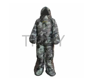 Camping Outdoor Adults Full Body Wearable Sleeping Bag Warm Free Walker Travel - Picture 1 of 6