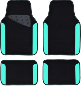 Waterproof Universal Fit Car Floor Mats, Teal Car Mats Fit for Suv,Vans,Sedans, - Picture 1 of 12