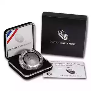 2014-P $1 Baseball Hall Fame Commemorative Silver Dollar PF OGP - U2675 - STOCK - Picture 1 of 1