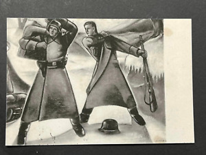 Seconde Guerre mondiale Seconde Guerre mondiale Troisième Reich carte postale guerre militaire élite casque en acier art soldat