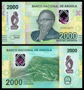 Angola 2.000 Kwanzas 2020 Pick 163a UNC - Imagen 1 de 6