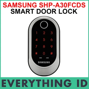 SAMSUNG SHP-A30 SMART WI-FI BIOMETRIC DEADBOLT FINGERPRINT DOOR LOCK SHP-A30FCDS - Picture 1 of 3