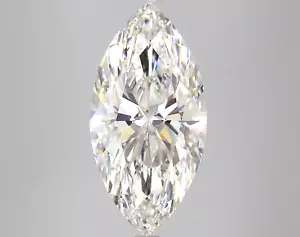 Marquise 4,75 Karat IGI-zertifizierter im Labor gezüchteter CVD-Diamant F Farbe VS2 Reinheit - Bild 1 von 2