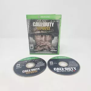 Call of Duty COD WWII World War II 2 Xbox One CIB Tested Working Shooter +BO3 - Picture 1 of 6