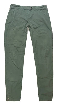Pantalones de Pana BALENCIAGA Talla 38 EUR Verde Salvia Cremallera Tobillos Foto 1 de 4