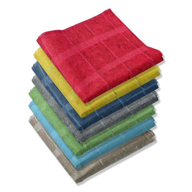 Rainleaf 4 Pack Waffle Funny Kitchen Towels,Absorbent Dishcloths Sets with  Saying,Cute Waffle Weave Towel as Decorative Dish Towels, Hand Towels,Flour