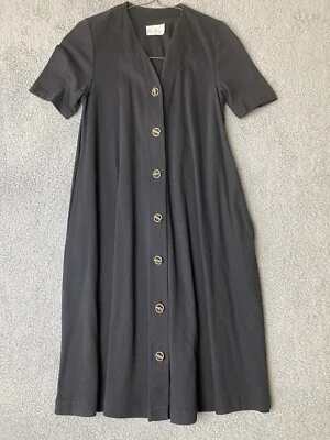 Vestido De Colección Ruth Norman Nueva York Mujer S Negro Country Cottagecore Lagenlook Maxi Foto 1 de 4