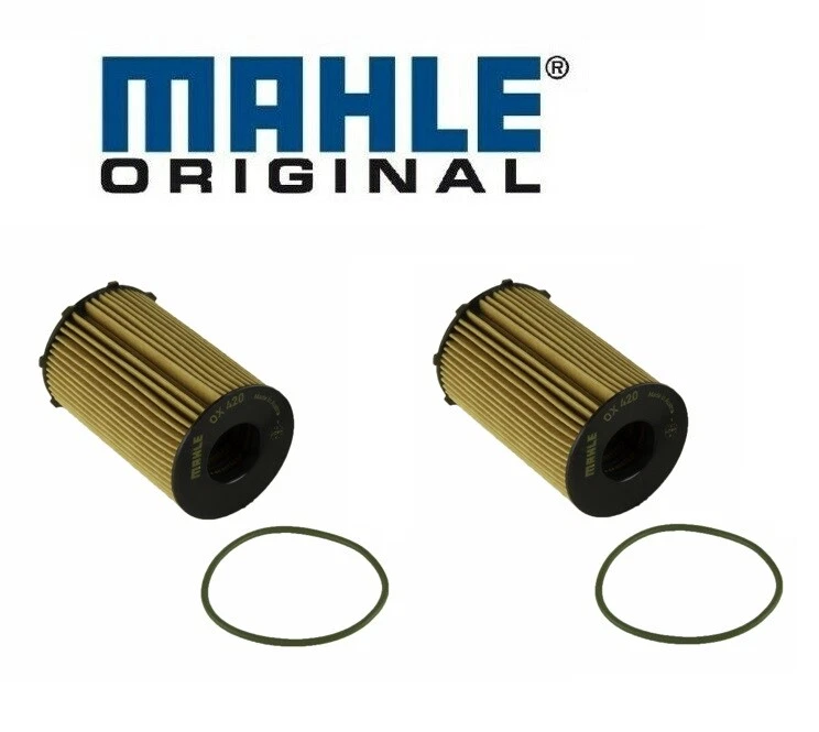 Juego de 2 filtros de aceite de motor para Audi Q5 Q7 VW Touareg Porsche Cayenne 3,0 L V6 Foto 1 de 1