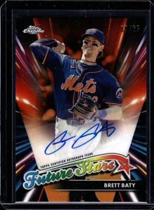 Brett Baty 2024 Topps Chrome #FSA-BB Future Stars Autograph 5/25 - Picture 1 of 2