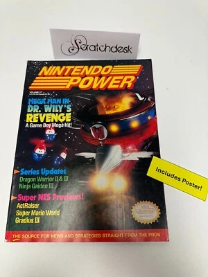 NINTENDO POWER Magazine August 1991 Volume 27 - DR WILYS REV & STAR WARS POSTER - Image 1 of 4