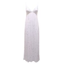 8258S abito SUN 68 bianco/argento smanicato dress sleeveless woman