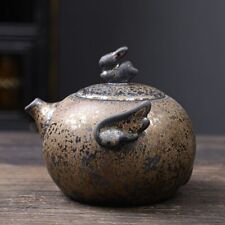 Ceramic Teapot Kung Fu Tea Set, Retro Rough Pottery Decoration Ornaments